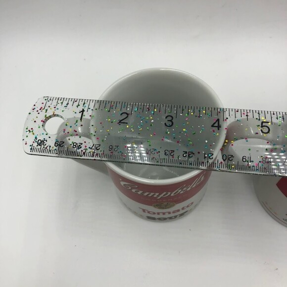 Vtg 1994 Set 2 Campbells Condensed Tomato Soup Ceramic Mugs 125th Anniversary - Picture 10 of 12